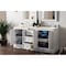 James Martin Vanities De Soto 72in Double Vanity, Bright White w/ 3 CM Eternal Marfil Quartz Top 825-V72-BW-3EMR - alternate 4